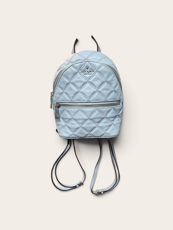 kate spade Handbags - Kate Spade Quilted Powder Blue Mini Leather Backpack